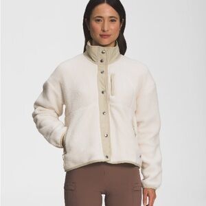 The North Face Cragmont Fleece Jacket - Gardenia White/Gravel